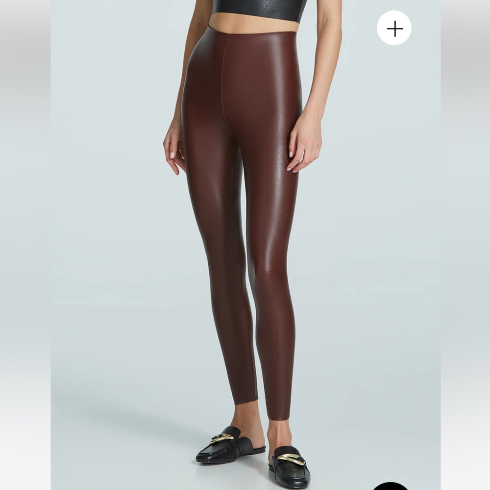 Commando faux leather legging oxblood S